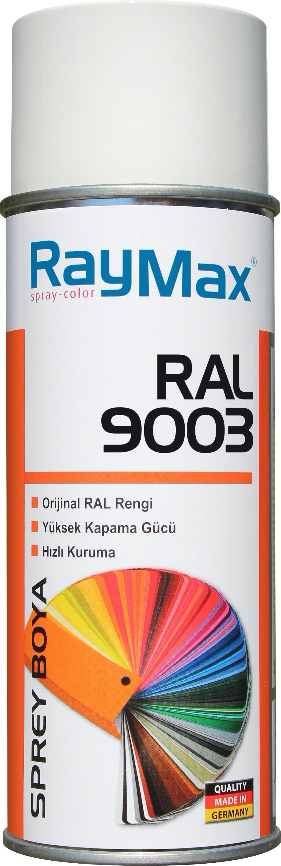 Raymax RAL 9003 Sinyal Beyaz Akrilik Sprey Boya 400ml